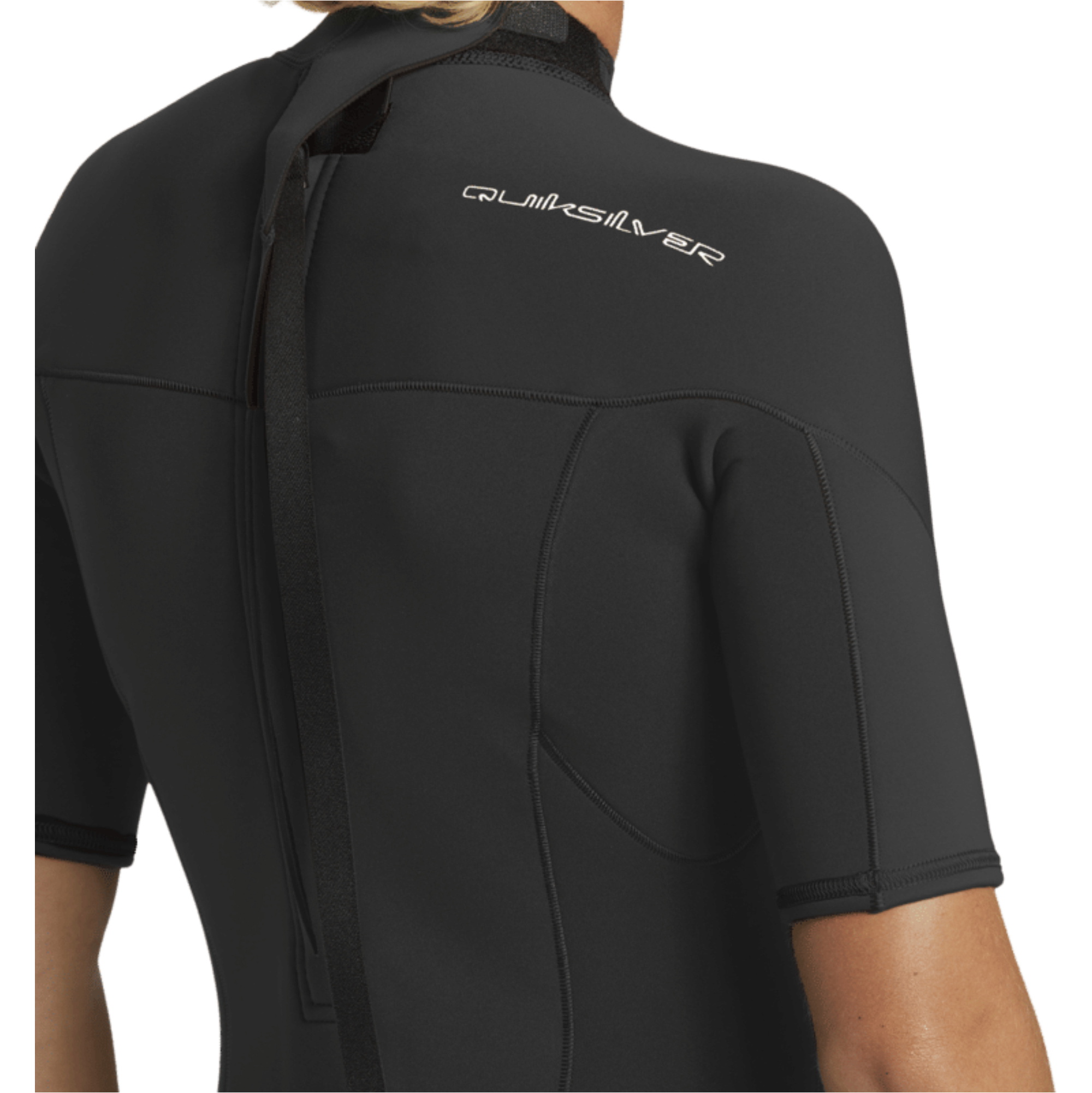 2026 Quiksilver Junior Everyday Sessions 2mm Back Zip Shorty Wetsuit EQBW503025 - Black